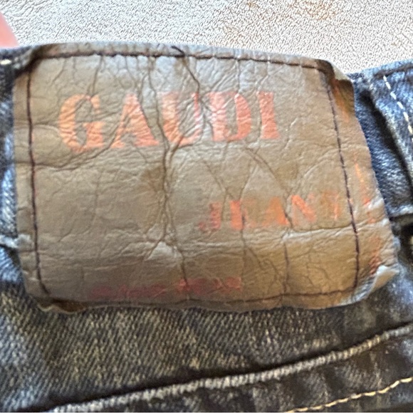 Gaudi blue men's jean shorts Size 40 - Picture 6 of 10